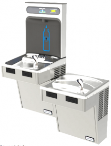 HydroBoost Bottle Filling Station & Bi-Lvl Cooler